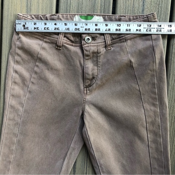 Anthropologie Tan Khaki Skinny Ankle Utility Pants Size 26 - Picture 8 of 11